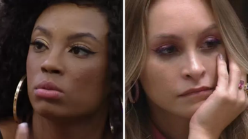 No 'BBB 101', Lumena protagoniza momento sincero com Carla Diaz e depois desabafa nas redes sociais: "Estou em paz" - Reprodução/TV Globo