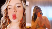 Marília Mendonça choca fãs com vídeo em que exibe corpo sequinho usando biquíni de oncinha - Reprodução/TV Globo