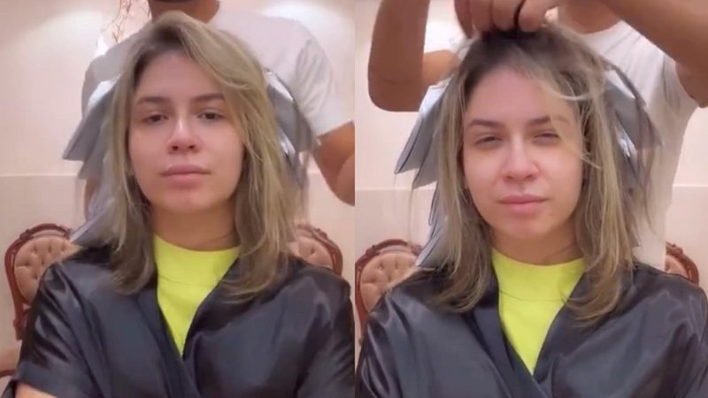 Que poder! Marília Mendonça dá adeus aos cabelos curtos e surge com os fios alongados e platinados: “Loira e cabeluda” - Reprodução/Instagram