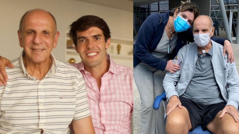 Após 40 dias internado por Covid-19, pai de Kaká recebe alta e segue em recuperação em casa: "Guerreiro" - Reprodução/Instagram