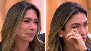 Patrícia Abravanel chora de saudades de Silvio Santos em seu programa de TV: "É muito triste" - Reprodução/TV Globo