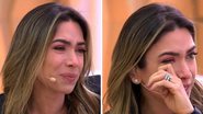 Patrícia Abravanel chora de saudades de Silvio Santos em seu programa de TV: "É muito triste" - Reprodução/TV Globo