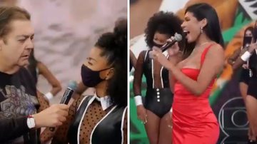 Bailarina do Faustão faz comentário venenoso e leva invertida de Pocah do BBB21: "Me levou até o Top 5" - Reprodução/TV Globo