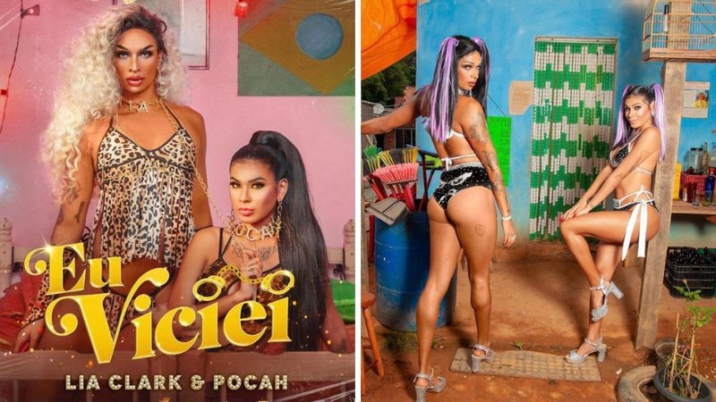 Pocah, do BBB21, lança clipe ousado da nova música "Eu Vicei" com Lia Clark - Reprodução/Instagram