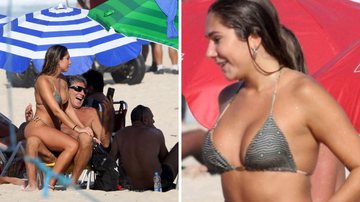 Que calorão! Curado da Covid-19, Renato Gaúcho vai à praia com a filha gata que exibe corpo com biquíni minúsculo - AgNews