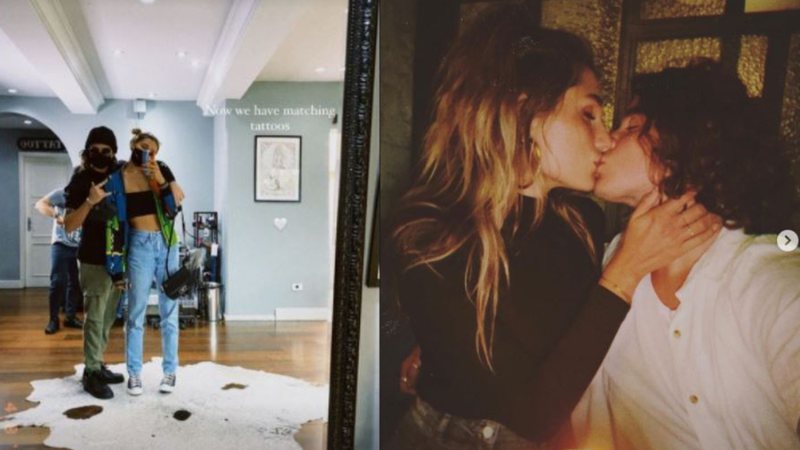 Sasha Meneghel faz tatuagem combinada com o noivo - Instagram