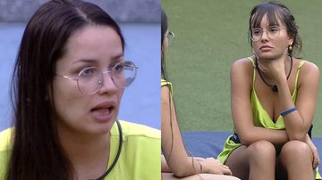 Thaís e Juliette têm conversa sincera sobre rivalidade no BBB21 - Reprodução/TV Globo