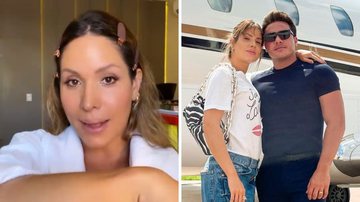 Esposa de Wesley Safadão se pronuncia após boatos de discussão com o marido: "Desisti de tentar entender" - Reprodução/TV Globo