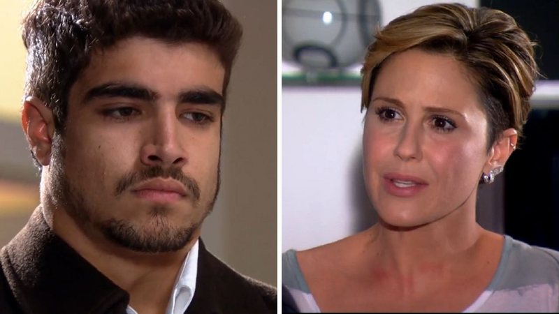 A amante do rapaz está perdendo cada vez mais espaço para a jovem; confira - Reprodução/TV Globo