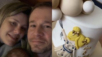 Tiago Leifert e esposa celebram seis meses da filha - Arquivo Pessoal