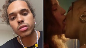 Vitão se pronuncia nas redes sociais após Luísa Sonza trocar beijos quentes com cantora: "Que isso!" - Reprodução/TV Globo