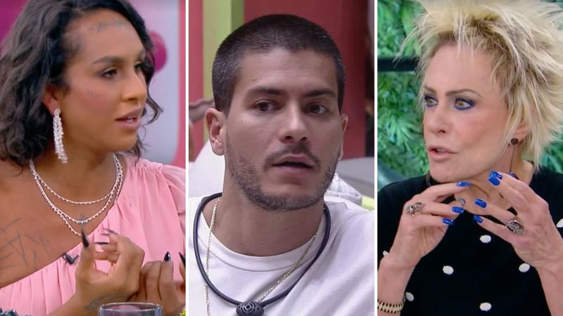 Lina alfineta Arthur Aguiar e Ana Maria Braga sai em defesa: "Ele não é assim?" - Reprodução/TV Globo