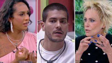 Lina alfineta Arthur Aguiar e Ana Maria Braga sai em defesa: "Ele não é assim?" - Reprodução/TV Globo
