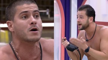 BBB22: Gustavo entra na briga e detona Arthur: "Tá querendo pagar de excluído?" - Reprodução / TV Globo