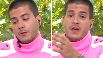 Arthur Aguiar é confrontado com vídeos no Mais Você e reage: "Fui transparente" - Reprodução/TV Globo