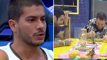 BBB22: Brother fica feliz com saída de Arthur Aguiar que vê tudo: "Não esperava" - Reprodução/TV Globo