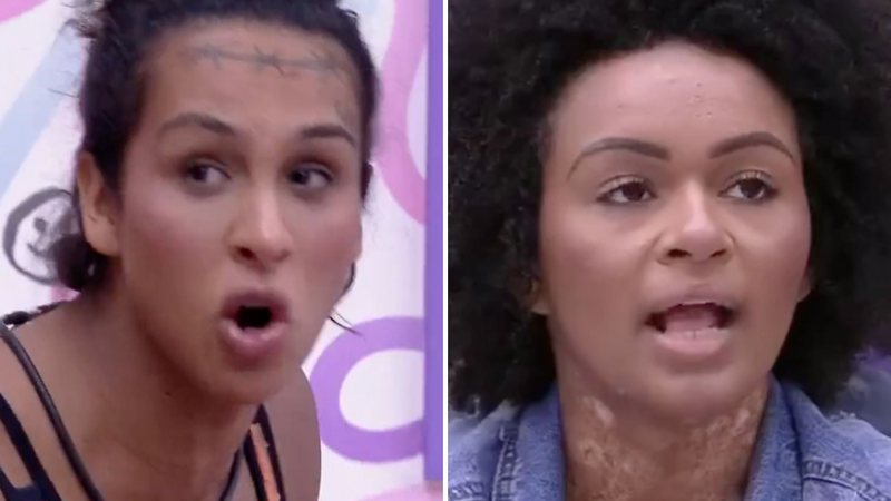 BBB22: Lina salva Natália do Paredão e joga na cara: "Eu fico chateada" - Reprodução/TV Globo