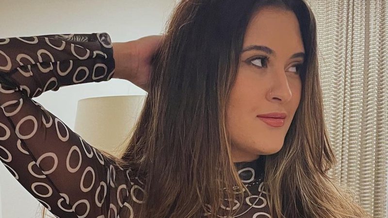 Filha de Fátima Bernardes elege look transparente e deixa roupa íntima à mostra - Instagram