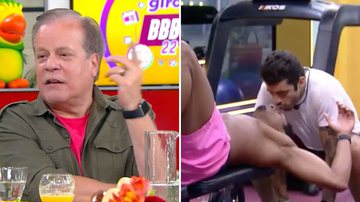 Chico Pinheiro alfineta beijo entre PA e Scooby no BBB22: "Judas traiu com um beijo" - Reprodução/TV Globo
