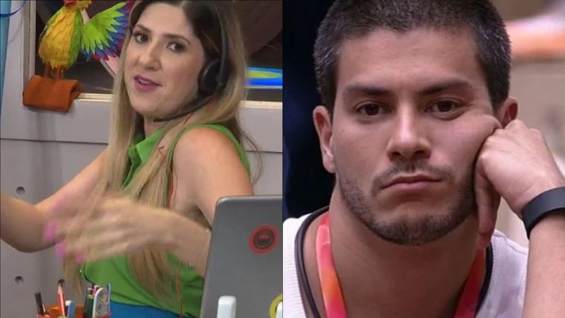BBB22: Dani Calabresa é atacada por fãs de Arthur Aguiar após piada: "Você implica" - Reprodução/TV Globo