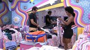 Natália e Eliezer conversaram sobre o destino do reality show caso o brother seja eliminado - Reprodução/TV Globo