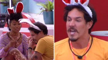 BBB22: Eliezer perde a linha e grita com NatáliaL "Quer me tirar de otário?" - Reprodução/TV Globo