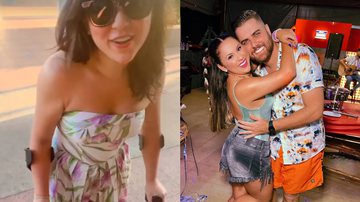 Esposa de Zé Neto, Natália Toscano surge de muletas e preocupa fãs - Instagram