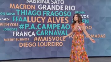 Fátima Bernardes sofre ataques dos fãs de Arthur Aguiar: "Manipulação descarada" - Reprodução/TV Globo