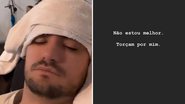 Felipe Neto assusta fãs após piora em seu estado de saúde: "Torçam por mim" - Reprodução/TV Globo