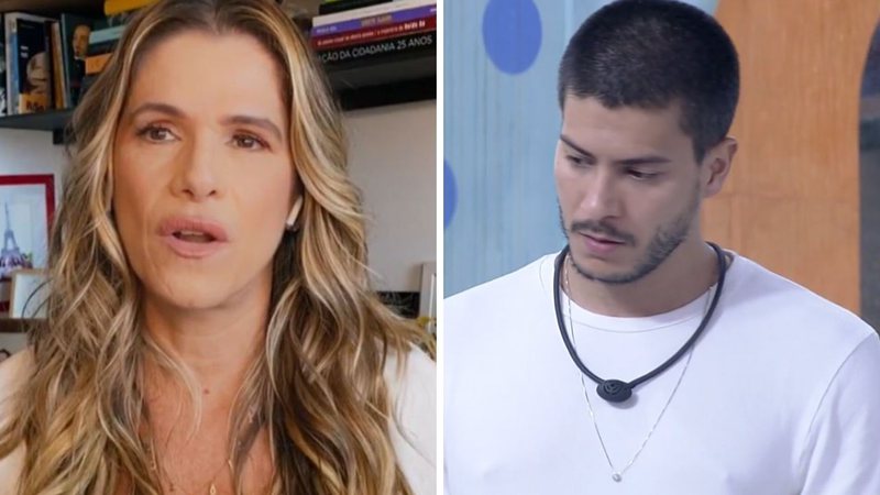 Ingrid Guimarães nega ódio por comportamento de Arthur Aguiar no BBB22: "Ditorção" - Reprodução/TV Globo