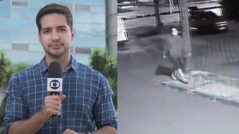 Jornalista da TV Globo é esfaqueado em Brasília e está internado em estado grave - Reprodução / TV Globo