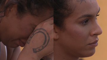Lina se desmancha em lágrimas e confessa angústia em paredão falso - Reprodução/TV Globo