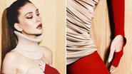 Marina Ruy Barbosa ao combinar vestido nude e luvas vermelhas: "Poderosa" - Reprodução/Instagram