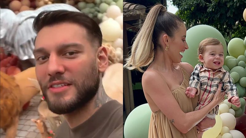 Esperança? Lucas Lucco e ex-mulher surgem juntinhos em aniversário do filho - Reprodução/Instagram