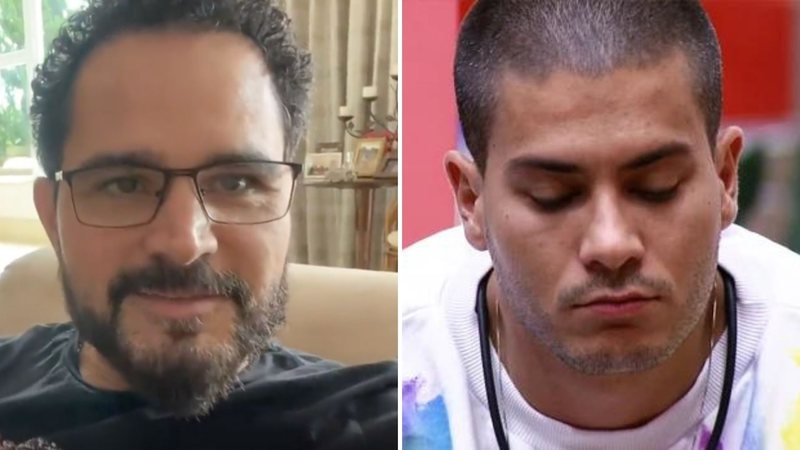 BBB22: Sertanejo Luciano apoia Arthur Aguiar e aponta perseguição: "Covardia" - Reprodução/TV Globo