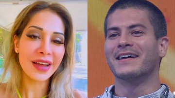 Maíra Cardi relata 1.º dia com Arthur Aguiar após o BBB: "Nem um zaga zaga rolou" - Reprodução/Instagram/TV Globo