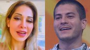 Maíra Cardi relata 1.º dia com Arthur Aguiar após o BBB: "Nem um zaga zaga rolou" - Reprodução/Instagram/TV Globo