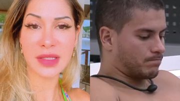 Maíra Cardi promete maratona de sexo para Arthur Aguiar - Reprodução/Instagram e Reprodução/TV Globo