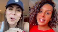 Fãs alfinetam e Naiara Azevedo expõe áudio enviado por Linn da Quebrada: "Olha a resposta" - Reprodução/TV Globo