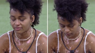 BBB22: Com um pé fora da casa, Natália chora após surto de brother: "Justo agora?" - Reprodução/TV Globo