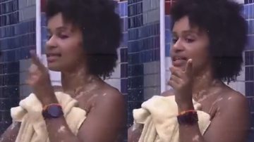 Inconformada, Natália detona Gustavo após briga feia: "Vontade de xingar" - Reprodução / TV Globo