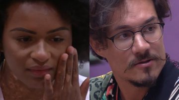 Natália se desespera e faz pedido a Eliezer - Reprodução/TV Globo