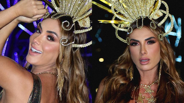 Nicole Bahls posa com look cavadíssimo de Carnaval e exibe bumbum gigante: "Deusa" - Reprodução/TV Globo