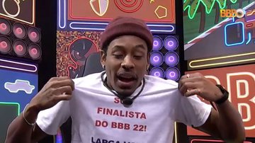 BBB22: Paulo André não leva roupa para a final e confessa: "Não sou fã de BBB" - Reprodução/TV Globo