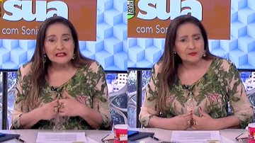 Sonia Abrão se desespera ao ver seu telefone tocando ao vivo durante o 'A Tarde É Sua', na RedeTV! - Reprodução/RedeTV!