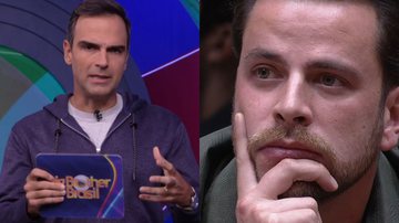 Tadeu Schmidt informou ao vivo a eliminação de Gustavo do BBB22 - Reprodução/TV Globo