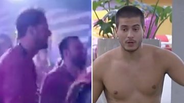 Vídeo de Gustavo xingando Arthur gera revolta nas redes sociais: "Pior tipo de perdedor" - Reprodução/TV Globo