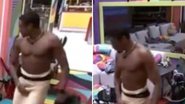 BBB22: Paulo André segura a mala em momento ousado e fãs se chocam: "Anaconda" - Reprodução/TV Globo