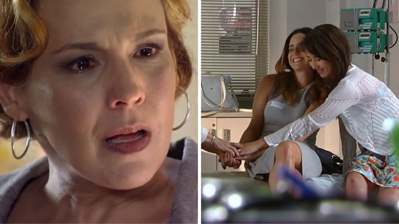 Após cirurgia, as irmãs refletiram sobre situação com a mãe e tomaram decisão surpreendente; confira - Reprodução/TV Globo