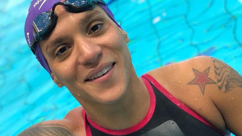 Ana Marcela Cunha agradeceu à namorada após conquistar ouro - Reprodução/Instagram